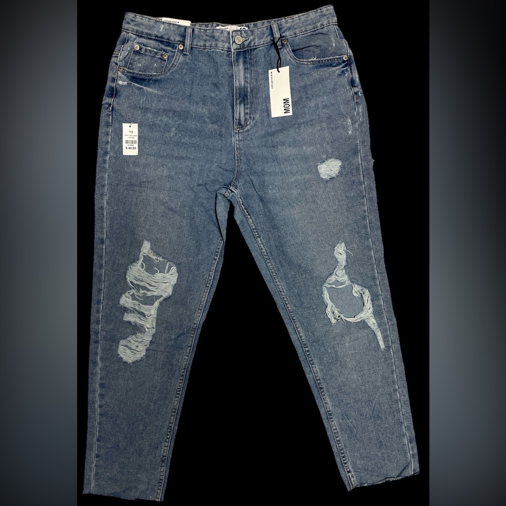 Refuge Vintage Style High Rise Mom Jeans size 13